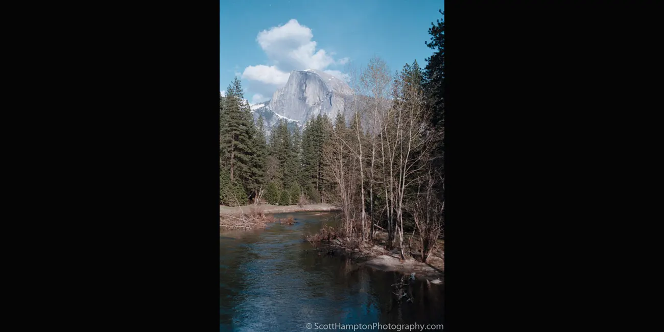 Yosemite, Half Dome, April 1997