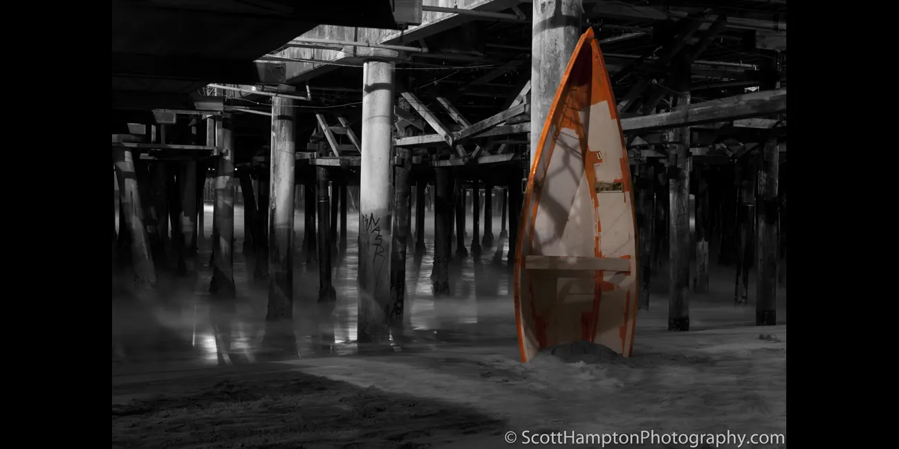 Under the Boardwalk, Santa Monica Pier