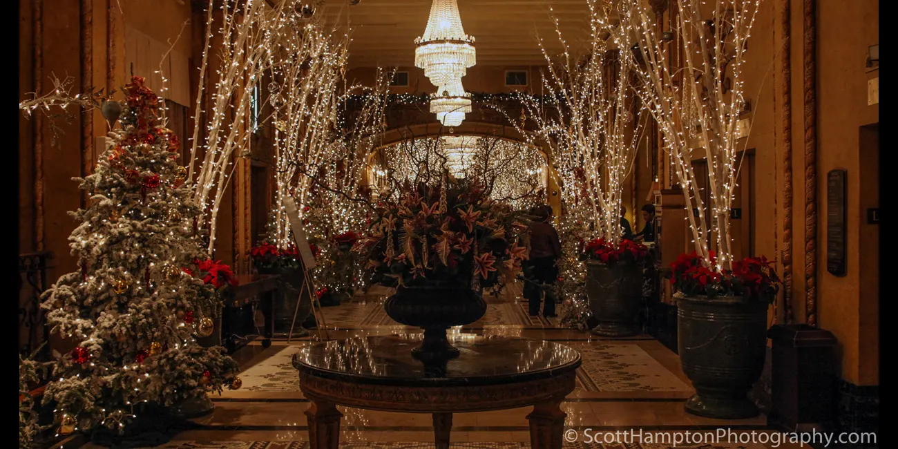 Christmas at the Roosevelt, New Orleans